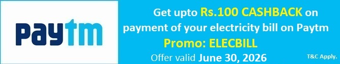Paytm Cashback Offer