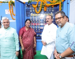 Inauguration of Underground Network at Shalimar Bagh